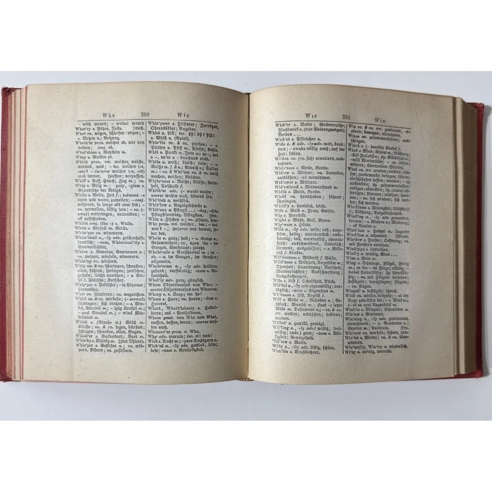 Kohler's Germans English Dictionary‎ by Dr Frederich Kohler Illustrated HC - Picture 15 of 16